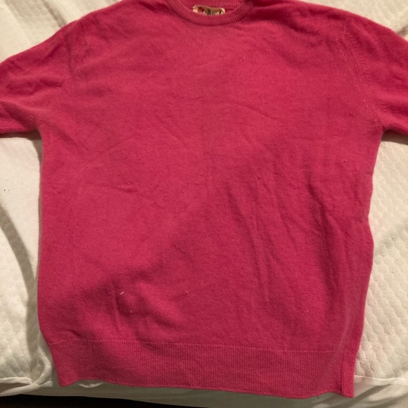 Hot pink (vintage)sweater in cashmere in very good condition - Picture 3 of 4